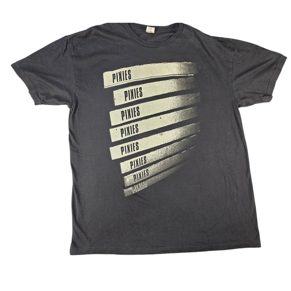 Pixies Band T Shirt Black Graphic Tour Adult XL 100% Cotton